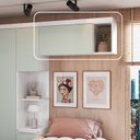 Ver imagem 2 de Armário Aéreo Modulado Solteiro 1 Porta Infinity Branco/Line/Pistache