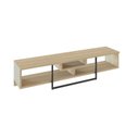 Ver imagem 2 de Rack para TV até 75 Polegadas Industrial 180cm Element Marrom Ciliegio