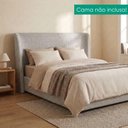 Ver imagem 7 de Cabeceira Casal 140 cm Greta com Frame Linho Sl 77 Peer