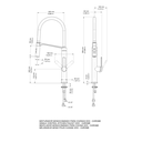 Ver imagem 2 de Misturador Monocomando para Cozinha Mesa Doc Preto - Docol