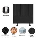 Ver imagem 4 de Cabeceira Estofada Cama Casal Queen Size160 Cm Mavie Linho:preto