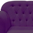 Ver imagem 7 de Poltrona Decorativa Dália Veludo Roxo