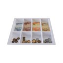 Ver imagem 1 de Bandeja Porta Notas e Moedas 33 X 29cm (4 Divisórias) - Branca