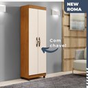 Ver imagem 5 de Multiuso New Roma 2 Portas 5 Prateleiras em Mdp Benetil Móveis