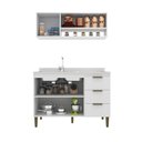 Ver imagem 3 de Cozinha Carol 2 Peças Branco J Carvalho