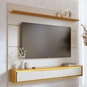 Ver imagem 4 de Painel para Tv Home Suspenso Tahiti 1.8 Off White Matte Naturale – Colibri