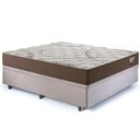 Ver imagem 4 de Base Box Baú Casal 138x188 Suede Bege com Colchão Relax Adorabile Molas Ensacadas