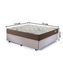 Ver imagem 2 de Base Box Baú Casal 138x188 Suede Bege com Colchão Relax Adorabile Molas Ensacadas