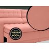 Sofá Omega 2,30M Assento Retrátil e Reclinável Velosuede Rose - Netsofás - 8