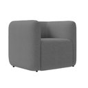 Ver imagem 3 de Poltrona Sala de Estar Decorativa Kit 2 Laguna Bouclê Cinza K01 - D'Rossi