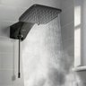 Chuveiro Ducha Quadratta Eletrônica Preto 7700w 220v Zagonel - 2