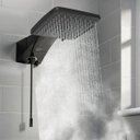 Ver imagem 2 de Chuveiro Ducha Quadratta Eletrônica Preto 7700w 220v Zagonel