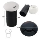 Ver imagem 2 de 4 Balizadores Embutir 1w Facho de Luz Angular Branco Quente