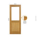 Ver imagem 2 de Folha de Porta 210x92cm Tauari Monaco sem Vidro Mapaf