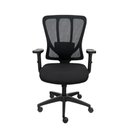 Ver imagem 2 de Cadeira Escritório Diretor Genova Or Design NR17 Encosto Tela Preto Sistema Backsystem Base Rodí