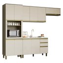Ver imagem 1 de Cozinha Completa 4 Peças Connect Duna/cristal com Torre Quente 1 Forno - Móveis Henn