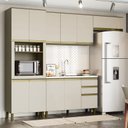 Ver imagem 2 de Cozinha Completa 4 Peças Connect Duna/cristal com Torre Quente 1 Forno - Móveis Henn