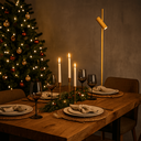 Ver imagem 2 de Luminária de Piso Abajur Chão Sofhie Dourada (edição de Natal)