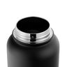 Garrafa Térmica Aço Inox 1 Litro Plus Preta com Listra - Minicool - 4