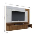 Ver imagem 3 de Painel para TV até 70 Polegadas com LED Ripado Ibiza Prime 220cm Yescasa