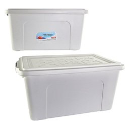 Caixa Organizadora Multiuso Container 70 Litros Branco - 1