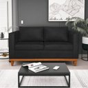 Ver imagem 2 de Kit Sofá 3 Lugares e 2 Poltronas Europa 180 cm Estilo Conforto e Elegância Suede - Doce Sonho Móveis