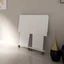Ver imagem 2 de Mesa para Escritório com Rodizio Me4117 Branco Tecnomobili