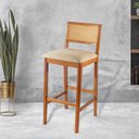 Ver imagem 1 de Banqueta em Madeira Maciça Ariel Espresso Móveis