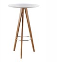 Ver imagem 2 de Mesa Bistrô Tivoli 103x65cm Espresso Móveis Cinamomo/Off White
