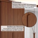 Ver imagem 5 de Guarda-roupa Casal 6 Portas com Espelhos 267cm Mdf Linhares