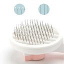 Ver imagem 6 de Escova Rasqueadeira Pente Remove Pelo Cachorro Gato Cao Pet Animal de Estimaçao Limpeza Resistente C