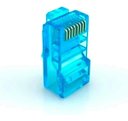 Ver imagem 2 de 500 Conectores Rj45 Utp Cat5E/6 Banho De Ouro Cabo De Rede