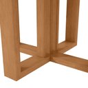 Ver imagem 2 de Conjunto Sala de Jantar Mesa Téssera 120 Tampo Vidro Off White com 4 Cadeiras Bonna - Lopas Amendoa 