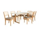 Ver imagem 2 de Conjunto Sala de Jantar Madeira Maciça 6 Cadeiras Kappesberg