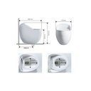 Ver imagem 6 de Kit Vaso Sanitario Monobloco Tokyo Branco C/ Caixa Acoplada + Instalacao + Assento Soft Closse - Lev