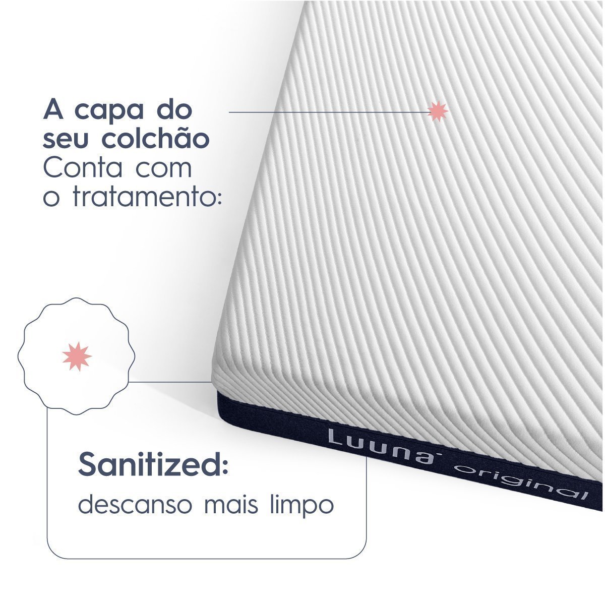 Colchão Luuna Original Solteiro Especial, Espuma Viscoelástica Alta Densidade, Suporte e Ergonomia,  - 5