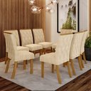 Ver imagem 1 de Conjunto 8 Cadeiras Estofadas Lupita Casa 812