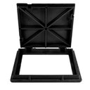 Ver imagem 1 de Tampão Articulado Preto Reforçado 25 X 25 Cm - 1641 - Estrela