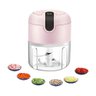 Mini Triturador Elétrico Portátil Rosa Recarregável de 280ml - 2