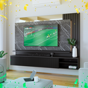 Ver imagem 7 de Painel para TV até 70 Polegadas com LED Ripado Ibiza Prime 220cm Yescasa