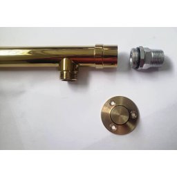 Niple Adaptador 1/2 para Tubo Chuveiro Importado Rosca Fina - 499tbimp - 1