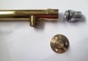 Ver imagem 1 de Niple Adaptador 1/2 para Tubo Chuveiro Importado Rosca Fina - 499tbimp