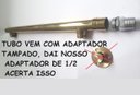 Ver imagem 3 de Niple Adaptador 1/2 para Tubo Chuveiro Importado Rosca Fina - 499tbimp