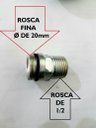 Ver imagem 4 de Niple Adaptador 1/2 para Tubo Chuveiro Importado Rosca Fina - 499tbimp