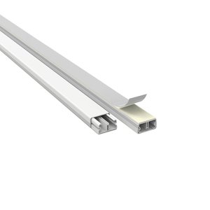 Canaleta Enerbras 20x10x2000 Branca com Dupla Face com Divisao