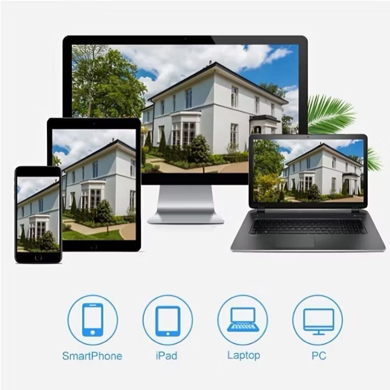 Câmera Segurança Lâmpada Infravermelho Wifi 360° E27 Bivolt - 5