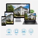 Ver imagem 5 de Câmera Segurança Lâmpada Infravermelho Wifi 360° E27 Bivolt