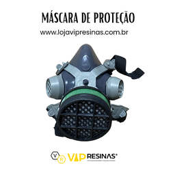 Máscara de Proteção para Resinagem - com Filtro Recarregável - 2