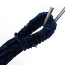 Ver imagem 6 de Combo Rede de Dormir Jeans Azul Básica mais Manta Jeans Off White