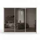 Ver imagem 3 de Guarda-Roupa Grande Casal 3 Portas de Correr com 3 Espelhos e 6 Gavetas Vit